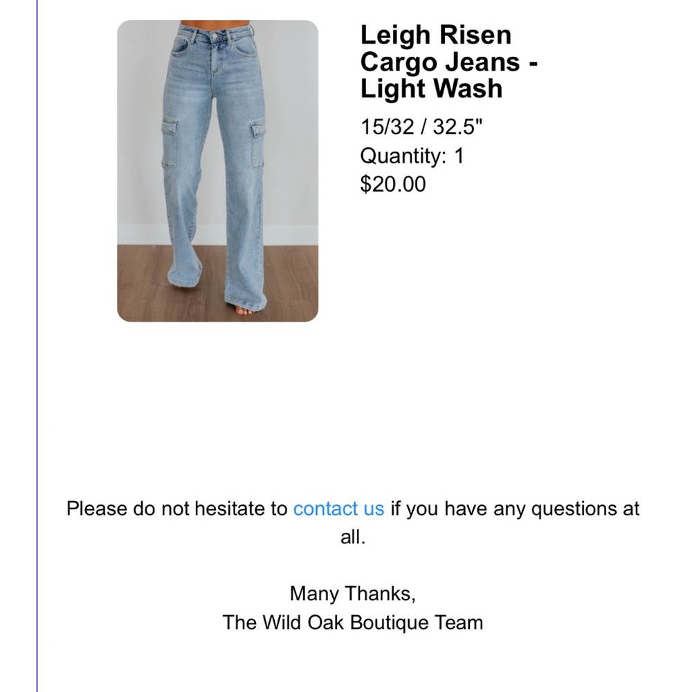 Leigh Risen Women's Light Blue Flare Jeans